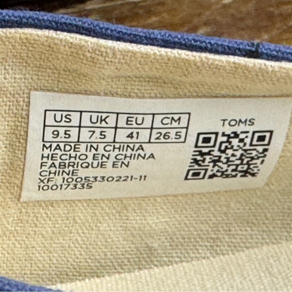 Toms Blue Glow In The Dark Firefly Alpargatas women’s Size 9.5 US - Picture 11 of 11